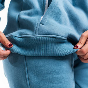 Sweat-shirts à manches longues à col rond imprimés d'hiver de haute qualité, hauts de couleur unie, surdimensionnés pour femmes - Product Image 2