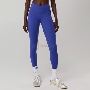 Wholesale High Waisted Seamless <b>Booty</b> Lifting Yoga Set Tummy Control Leggings Shapewear for Women - Product Image 5