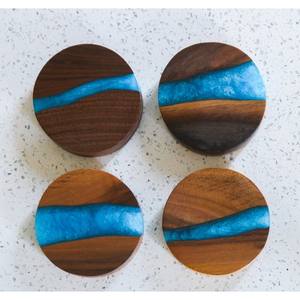 Posavasos personalizados de resina sin terminar gruesa, resina Premium personalizada, calidad duradera, posavasos de calidad, Decoración de mesa - Product Image 3