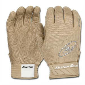 قفازات ضرب البيسبول مصممة خصيصًا للبيع بالجملة، قفازات ضرب السوفتبول عالية الجودة بقبضة جلدية قوية وإغلاق متين للمعصم - Product Image 3