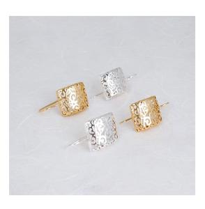 2024 joyería de latón de Londres, pendientes de latón de tres tonos de octubre para boda y regalo, Pendientes colgantes para mujer - Product Image 2