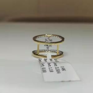 Bague de mariage en or jaune 14 carats taille ronde en laboratoire bague de mariage en or minimaliste bague de mariée cadeau d'anniversaire pour partenaire - Product Image 3