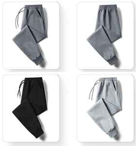 Nouveau pantalon de jogging ample en coton respirant et lourd, coupe droite, streetwear, décontracté, uni, pantalon de survêtement pour homme - Product Image 6