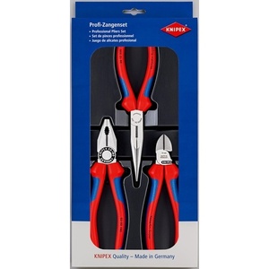 3-Piece <b>Pliers</b> <b>Set</b> with Deep-Drawn Copper Part by for KNIPEX - Product Image 1