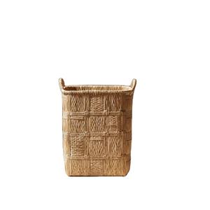 Cestas de almacenamiento de ratán natural con asas Contenedores redondos ecológicos para ropa Zapatos y decoración del hogar - Product Image 3