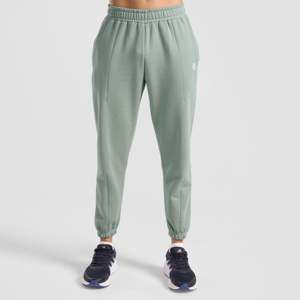 Customizable Green <b>Joggers</b> for Men 100% Cotton Terry Tapered Pattern Baggy Pants Colored Wash Strength Men's Trousers - Product Image 1