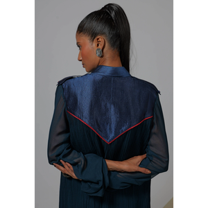 Robe Kurti en Indigo de Style Indien pour Femmes, Vêtement Ethnique à la Mode au Meilleur Prix - Product Image 6