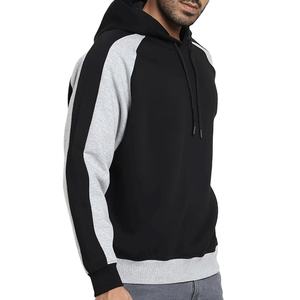Sweat à capuche pour homme en molleton 100% coton à grammage lourd, personnalisable OEM avec applique brodée, vierge, pour automne-hiver, style streetwear - Product Image 3