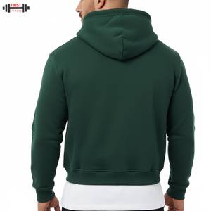 Sudadera con capucha de gato recortada informal para hombre con logotipo frontal Orejas de gato Sudadera con capucha reversible de invierno forrada - Product Image 2