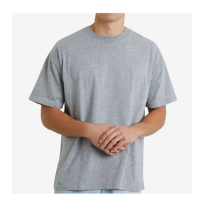 เสื้อยืดผู้ชายผ้าคอตตอนหนานุ่มทรงโอเวอร์ไซส์ คุณภาพสูง รับสกรีนโลโก้ เสื้อแฟชั่นผู้ชาย - Product Image 1