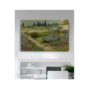 Impression sur toile Fida Van Gogh Jardin fleuri à Arles - Product Image 6