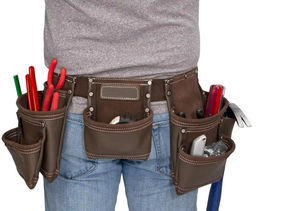 Customized Hot Selling PU Cordura <b>Tool</b> Bag Durable Multi Functional Pockets Electrician Waist <b>Tool</b> Bag in a factory price - Product Image 6