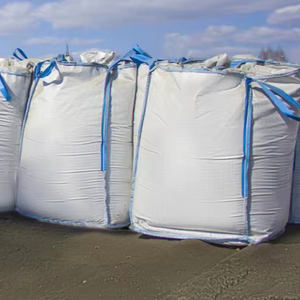 Ash Global fibc PP 1ตันด้านบนเปิดเต็มรูปแบบด้านล่างแบนทอทนทานปัจจัยด้านความปลอดภัย5:1ชดเชยถุงโลจิสติก - Product Image 1