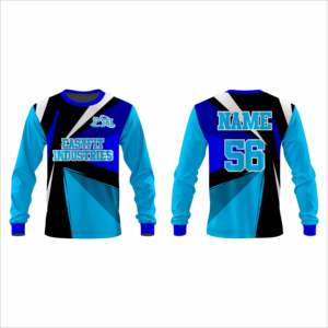 Camiseta Deportiva de Manga Larga Ajustada para Hombre, con Parches, Transpirable, Personalizable con Logotipo, Informal, para Primavera, Tallas M-XXL - Product Image 4