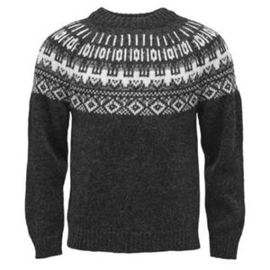 Mode cou rayé laine tricot pull surdimensionné ourlet irrégulier conception femmes écologique antistatique grande taille pull d'hiver - Product Image 4