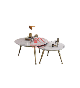 โต๊ะกาแฟทรงโมเดิร์นทำมือขายดีรุ่นมาเบลท็อป - Product Image 1