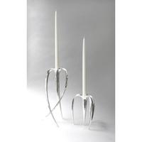 Chandelier en aluminium argenté poli, fait main, taille personnalisable, accent de Noël pour salle à manger, salon et patio contemporains