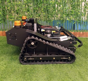 Tondeuse à gazon VIGORUN à essence télécommandée 48V autotractée à lame rotative avec fonction mulching, qualité professionnelle, orange - Product Image 5