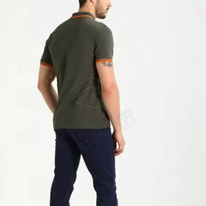 Camiseta de Golf para Hombre de Alta Calidad, Tejido de Punto Sólido, Talla Grande, con Logotipo Personalizado, de Poliéster y Algodón - Product Image 5