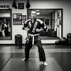 Uniforme de karaté professionnel en coton, logo personnalisé, costumes d'arts martiaux, judo, haute qualité, extensible, léger, respirant - Product Image 3