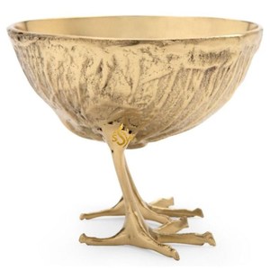 Bol de mélange d'aliments de forme ronde en plaqué or de designer Attrayant un nouveau look en laiton antique bol de service de nouilles de style japonais en Inde - Product Image 5