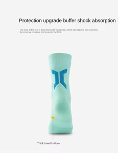 Chaussettes de sport en coton personnalisées avec logo, motif dessin animé, respirantes, légères, absorbant la transpiration, écologiques, pour l'automne - Product Image 5