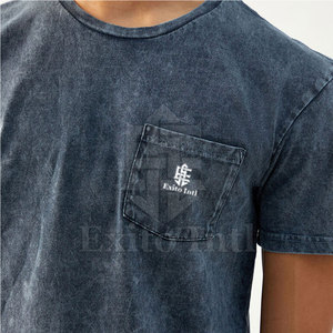 เสื้อยืดผู้ชายคุณภาพสูง 220 กรัม แห้งเร็ว ระบายอากาศได้ดี ผ้าฝ้าย สวมใส่สบาย สีพื้น ลายพิมพ์ออกกำลังกาย แขนสั้น พิมพ์ลายเรียบ - Product Image 5