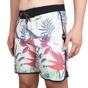 Hot Colorful Summer Boardshorts para hombres Plain Dyed Solid Pattern Beach Swim Shorts con cierre de cordón Estilo casual - Product Image 4