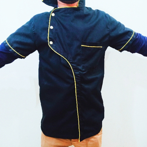 เสื้อยืดแขนสั้นคอกลมสำหรับผู้ชายและผู้หญิง,เครื่องแบบทำงานสำหรับร้านตัดผมร้านเสื้อยืดผ้าคอตตอนสวมใส่สบายทรงหลวมใส่ได้ทั้งผู้ชายและผู้หญิง - Product Image 1