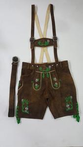 Shemax Trachten Shorts pour hommes Lederhosen Shaded Grey OEM Custom New Bavarian Oktoberfest Lederhosen - Product Image 2