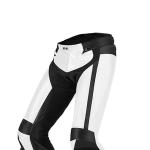 Pantalon de moto en similicuir avec logo personnalisé pour hommes pantalon de moto décontracté coupe ajustée réglable en cuir pour hommes - Product Image 6