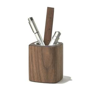 Organisateur de support de stylo de bureau en bois fonctionnel pour bureau salle d'étude maison accessoire de rangement élégant idéal pour stylos crayons marqueurs - Product Image 1