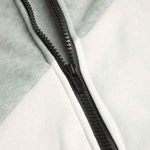 Ensemble de vêtements de sport unisexe 100% coton, respirant, uni, lourd, pantalon de jogging d'hiver, survêtement avec logo personnalisé sur le devant, en solde - Product Image 5