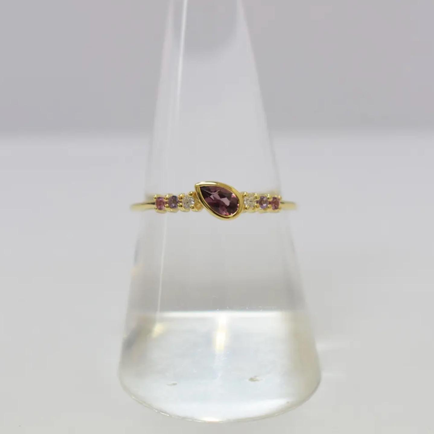 pink amethyst rings