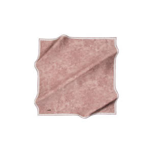 Pink Floral Marbled <b>Square</b> <b>Scarf</b> in Polyester Chiffon - Product Image 1