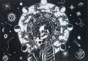 Tarot propagation nouvelle petite tapisserie soleil lune arbre de vie astrologie coton affiche tenture murale autel tissu par les expéditeurs indiens - Product Image 6