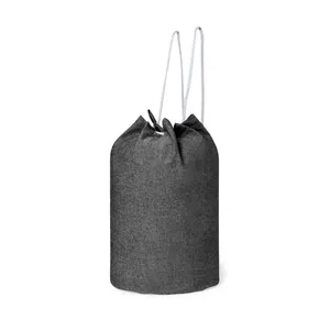 Borsa Bandam in Cotone Riciclato Sostenibile per Zaini Sportivi Promozionali con Coulisse - Product Image 3