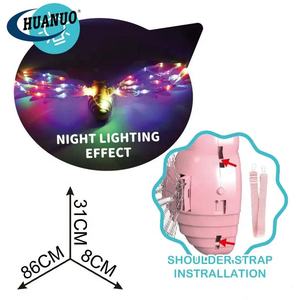 Ali di Farfalla Elettriche per Bambine, Assemblaggio Fai-da-Te, Ali da Angelo per Travestimento da Principessa con Luci LED - Product Image 4