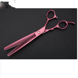 Ciseaux de toilettage pour animaux de compagnie Chunker Cisaillement amincissant avec petites dents Chunker de dents à double face en acier inoxydable - Product Image 5