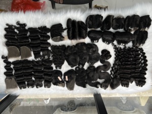 Nhà Máy Giá Việt Tóc Bó Sâu Sóng Tóc Sản Phẩm 100% Tóc Con Người - Product Image 4