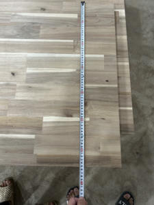 Good Standard Laminated Acacia Wood Panel Size 26x650x2500 BC Quality Panel Acacia <b>Finger</b> Joint Laminating Board - Product Image 5