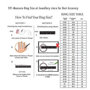 NOVAMART Fine Buy Premium 925 Pure Sterling <b>Silver</b> <b>Rings</b> for <b>Men</b> Boho Style Statement Cluster Oval Cut Diamond Rhodium Engagemen - Product Image 5