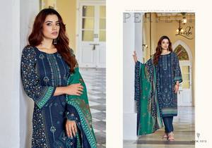 คอลเลกชันวัสดุชุดผ้าฝ้ายสนามหญ้าแคตตาล็อกเต็มรูปแบบในราคาขายส่งราคาพิเศษ - Product Image 2