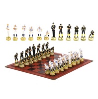 Jeu d'échecs thème résine football