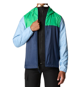 เสื้อกันลมใส่เดินกันลมกันน้ำมีซิปด้านหน้าผ้าคอตตอนปักโลโก้ตามสั่งระบายอากาศได้อย่างรวดเร็ว - Product Image 6