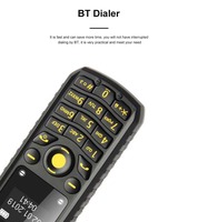 Mini Teléfono Móvil B25 con Funciones 2G GSM, Doble SIM, Lista Negra, Alarma, Portátil, de Bolsillo, Diseño Compacto
