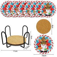 ML-BD01-038 vente en gros nouveau porte-gobelet en pvc diamant peinture caboteur bricolage à la main diamant autocollant diamant peinture caboteur