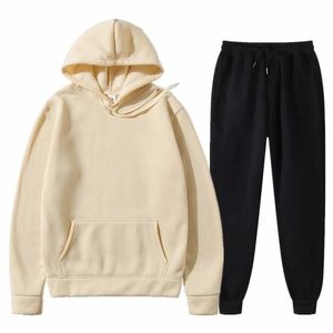 Latest Design jogging suits Two Piece hoodies trousers Tracksuit <b>Set</b> high Quality customized logo design OEM custom <b>colours</b> - Product Image 4