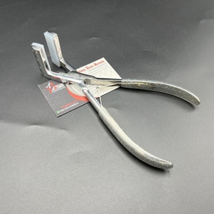 High Quality Silver Professional Heavy-Duty Stainless Steel Tape Hair Extension Pliers Glittery <b>Silicon</b> Grip Hair <b>Tool</b> - Product Image 2