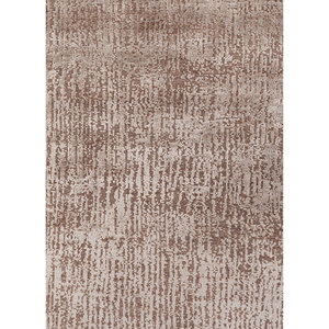 Alfombra Rectangular Abstracta Entropy Ivory de Lana y Seda de Bambú Anudada a Mano para Sala de Estar, Hogar y Auto, Modelo AKWB-3612 - Product Image 3